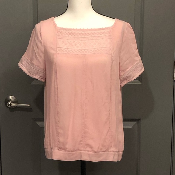 Gap Boat Neck Pink Top - Picture 2 of 3